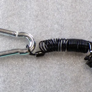 Zip Breakaway Cable & Pin, 48'', BLACK