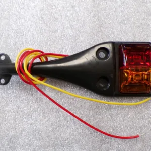 LIGHT CLEARANCE RED/AMBER W/BRACKET LEFT